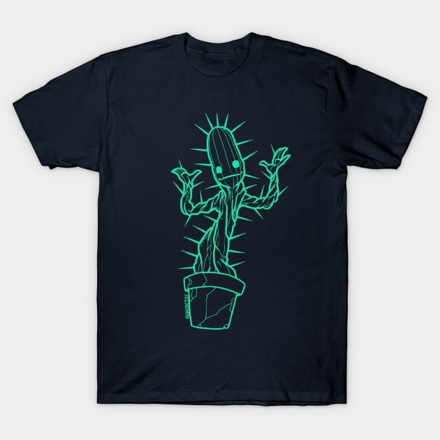 Spiny Groot T-Shirt by AgaCactus